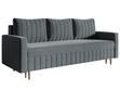 Schlafsofa mit Bettfunktion und Bettkasten Castelo Dunkelgrau