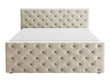 Boxspringbett mit Bettkasten 160x200 Montego Creme
