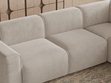Ecksofa L-Form Rechts Eluno Hellbeige
