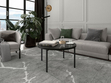 Runder Couchtisch Sevilla Schwarz Matt