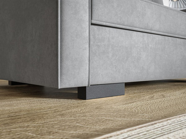 Schlafsofa mit Bettfunktion und Bettkasten Pori Grün