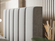 Boxspringbett mit Bettkasten 120x200 Cascada Beige