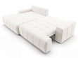Ecksofa L-Form mit Schlaffunktion und Bettkasten Tulio Links Creme