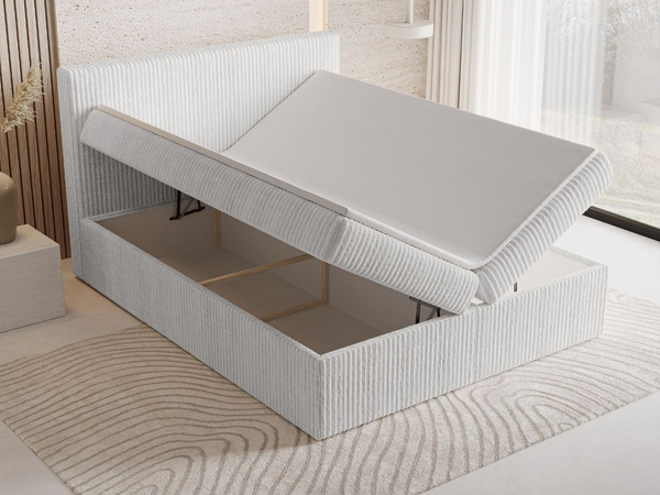 Boxspringbett mit Bettkasten 160X200 Brisa Grau