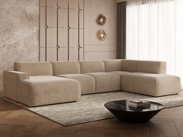 Wohnlandschaft Rechts Belluno Beige