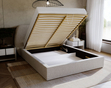 Polsterbett mit Lattenrost 140x200 Blossom - Beige