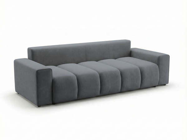 Schlafsofa mit Bettfunktion und Bettkasten Miro Dunkelgrau