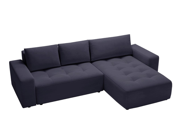 Ecksofa L-Form Rechts mit Schlaffunktion und Bettkasten Portland Anthrazit