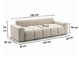 Schlafsofa mit Bettfunktion und Bettkasten Miro Dunkelgrau