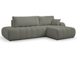 Ecksofa mit Schlaffunktion und Bettkasten Rechts Adoro Grau
