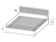 Doppelbett 160x200 Pascale Nussbaum Warmia, Schwarz