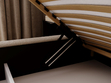 Polsterbett mit Bettkasten und Lattenrost 120x200 Palermo Beige