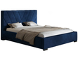 Polsterbett mit Bettkasten und Lattenrost 120x200 Tivoli Dunkelblau
