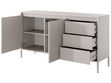 Kommode mit Türen und Schubladen 153 cm Sorano Beige