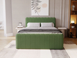 Boxspringbett mit Bettkasten 160x200 Osteno Grün