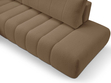 Ecksofa mit Schlaffunktion und Bettkasten Links Adoro Braun