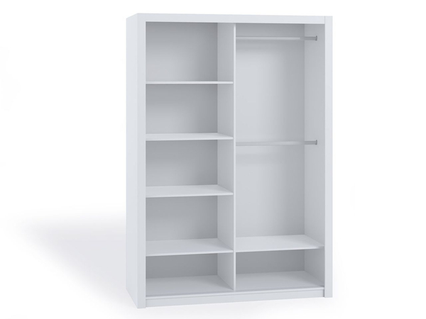 Schiebeschrank Bino 120 - Weiß