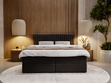 Boxspringbett mit Bettkasten 180x200 Marbella Anthrazit