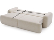 Sofa mit Schlaffunktion und Bettkasten Aurio Weiß