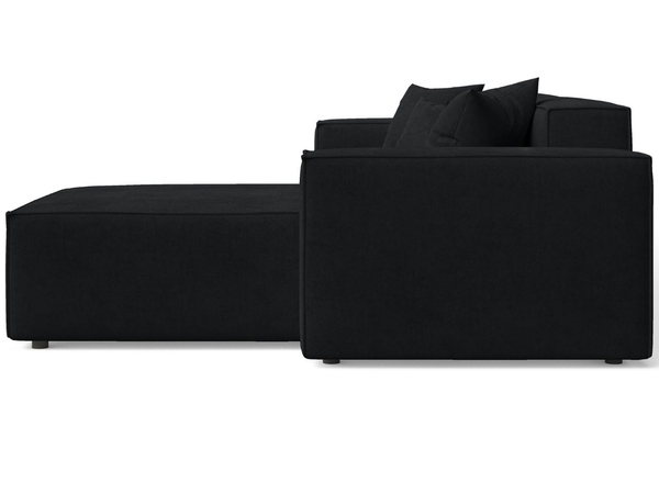 Ecksofa L-Form Rechts Arizona Schwarz