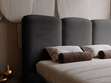 Polsterbett mit Bettkasten und Lattenrost 160x200 Bubble Schwarz