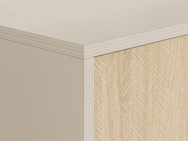 Regal mit Türen Modena Beige