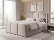Boxspringbett mit Bettkasten 180x200 Campi Grau