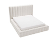 Polsterbett mit Bettkasten und Lattenrost 140x200 Rotto Creme