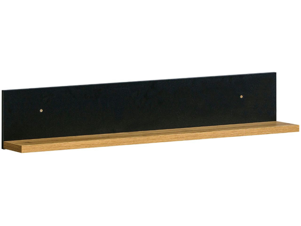Set industrial Wohnzimmermöbel Lavore Wotan Eiche, Schwarz matt