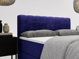 Boxspringbett mit Bettkasten 180x200 Forte Dunkelblau