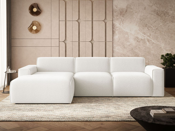 Ecksofa L-Form Links Lavia Hellbeige