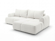 Ecksofa L-Form Rechts mit Schlaffunktion und Bettkasten Bonno Creme 
