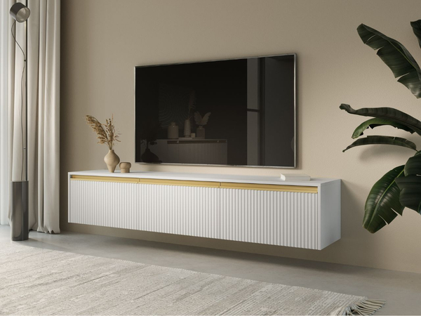 TV-Lowboard mit Türen Roland Weiß