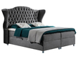Boxspringbett mit Bettkasten 180x200 Kate Grau