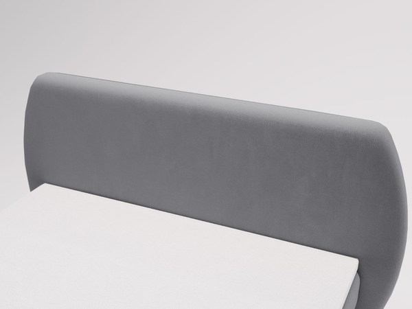 Boxspringbett mit Bettkasten 140x200 Bogota Dunkelgrau