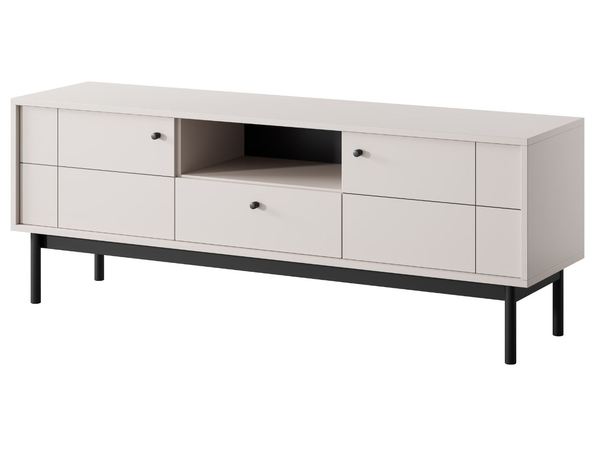 TV-Lowboard mit Schublade und Türen Julio Cashmere