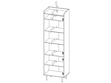 Vitrinenschrank 60 cm Vasa Braun