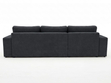 Ecksofa L-Form fürs Wohnzimmer Nesto Links Schwarz