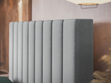 Polsterbett mit Bettkasten und Lattenrost 120x200 Sesto Grau