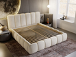 Polsterbett Ohne Bettkasten mit Lattenrost 180x200 Cloud Beige