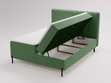 Boxspringbett mit Bettkasten 160x200 Primavera Grün