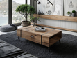 Wohnzimmer-Set im Loft-Stil auf Beinen Lunelie Eiche Flagstaff