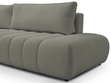 Ecksofa mit Schlaffunktion und Bettkasten Links Adoro Grau 