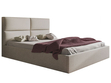 Polsterbett mit Bettkasten und Lattenrost 140x200 Marad Beige