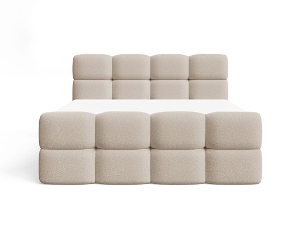 Boxspringbett mit Bettkasten 160x200 Rivon Beige