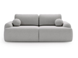 Sofa mit Schlaffunktion und Bettkasten Aurio Grau