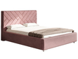Polsterbett mit Bettkasten und Lattenrost 160x200 Tonale Rosa