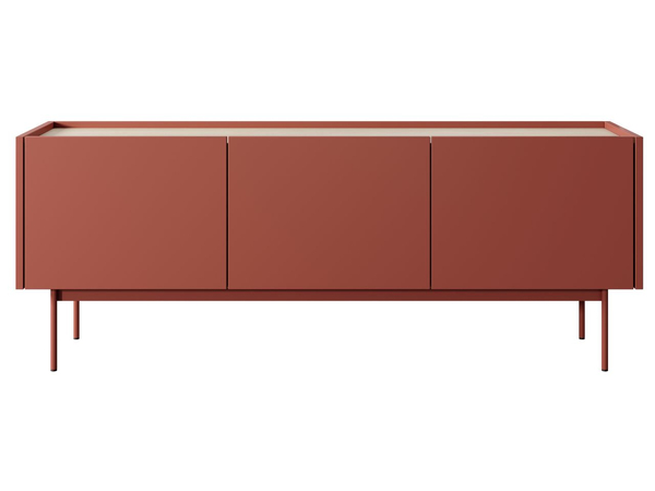 TV-Lowboard mit Türen Drevo Rot