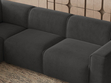 Ecksofa L-Form Links Eluno Dunkelgrau