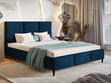 Polsterbett mit Lattenrost 140x200 Trio Dunkelblau